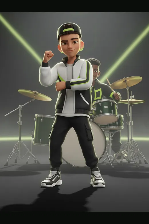Snap Street Band singer doing The Freeze
