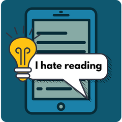 I Hate Reading app icon